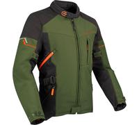Bering Cobalt, chaqueta textil impermeable L male Verde Oscuro/Negro/Naranja