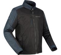 Bering Cronos Chaqueta impermeable Ripstop Motorcycle Textile, negro-gris, tamaño XL para Hombres