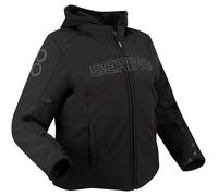 Bering Davis Queen Size para mujer chaqueta impermeable de tela Negro 42 mujeres