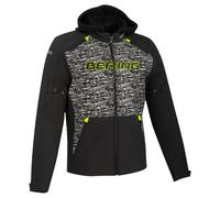 Bering Drift Chaqueta de tela Negro/Gris S hombres