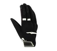 Bering Fletcher Evo Guantes de moto, negro-blanco, tamaño M para Hombres