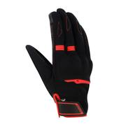 Bering Fletcher Evo Guantes de moto, negro-rojo, tamaño XL para Hombres
