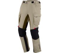 Bering Freeway Pantalones textiles impermeables para motocicletas, beige, tamaño XL para Hombres
