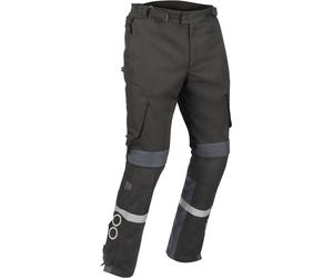 Bering Halifax 17353 Pantalones Textiles de Motocicleta impermeables, negro/antracita, Talla L