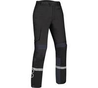 Bering Halifax 17353 Pantalones textiles impermeables para mujer, negro-gris, tamaño 46