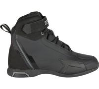 Bering Jag impermeable Zapatos de moto para mujer, negro-gris, tamaño 36