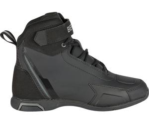 Bering Jag impermeable Zapatos de moto para mujer, negro-gris, tamaño 40