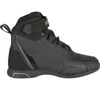 Bering Jag Zapatos de moto impermeables, negro-gris, tamaño 44 para Hombres