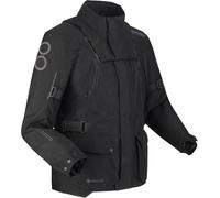 Bering Lakefield GTX Chaqueta textil de moto impermeable, negro, tamaño 2XL para Hombres