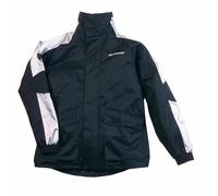 Bering Maniwata Chaqueta de lluvia, negro/titanio, Talla L