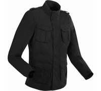 Bering Norris Evo chaqueta textil impermeable para motocicletas, negro, tamaño M para Hombres