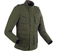 Bering Norris Evo chaqueta textil impermeable para motocicletas, verde-marrón, tamaño XL para Hombres