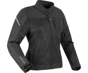 Bering Ozone Chaqueta textil de moto para mujer, negro, Talla 36
