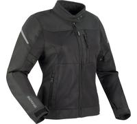 Bering Ozone Chaqueta textil de moto para mujer, negro, tamaño 46