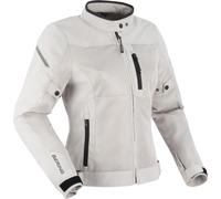 Bering Ozone Chaqueta textil de moto para mujer, plata, tamaño 36