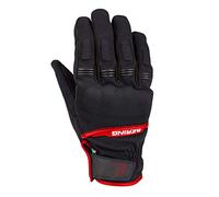 Bering Par de guantes moto Borneo Negro Talla 11 (XL), color rojo
