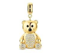 BERING PolarBear Colgante de oso polar de acero inoxidable con circonitas, Einheitsgröße, Acero inoxidable Zirconia cúbica, Circonia cúbica