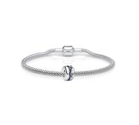 BERING Pulseras de Plata para Mujer, colección Arctic Symphony con Acero Inoxidable, BMY5-S-ME-190