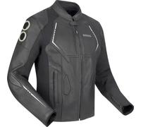 Bering Radial, chaqueta de cuero M male Negro/Blanco