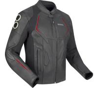 Bering Radial, chaqueta de cuero M male Negro/Rojo