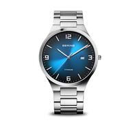 BERING Reloj analógico para Hombre de Cuarzo con Correa de Titanio con Correa de Titanio 15240-777, Pulsera