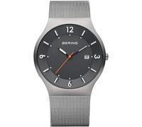 Bering Reloj Analógico para para Hombre de Movimiento de Cuarzo con Correa en Milanesa 14440-077-Q