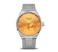 BERING Reloj automático naranja para hombre - 19441-701, plateado, Moderno