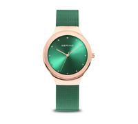BERING - Reloj Clásico Slim Design Verde Milanaise - Accessories - Mujer - Amarillo - ONE SIZE -