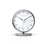 BERING Reloj de Alarma para Unisex Adulto 90096-044R, Movimiento de Cuarzo, colección Home Decor con Cristal de plástico, Talla Única, Plata