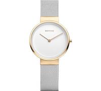 Bering Reloj de Cuarzo para Mujer, colección Classic con Acero Inoxidable y Cristal de Zafiro 14531-010, Pulsera