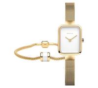 BERING Reloj de cuarzo para mujer Movement Classic Collection con acero inoxidable y cristal de zafiro 14520-334-GWP - 3 ATM