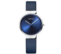 Bering Reloj de Pulsera Señoras Slim Classic - 14531-607 Cuero