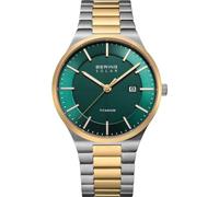 BERING Reloj solar para hombre, colección Titanium con titanio y cristal de zafiro 14439-718 - 10 ATM