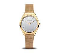 BERING - Reloj Unisex Ultra Slim 31 mm 3 ATM Cristal de Zafiro Diseño Delgado Pulsera Milanesa 17031-334 - Accessories - Mujer - Amarillo - ONE SIZE -