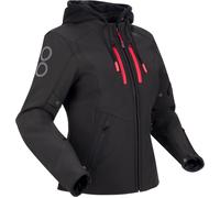 Bering Rotor, chaqueta textil impermeable mujer T0 male Negro/Rojo Neón