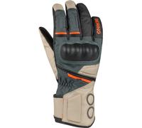 Bering Siberia Guantes de moto impermeables para mujer, gris-beige, tamaño M