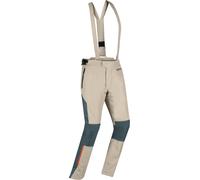 Bering Siberia Pantalones textiles impermeables para motocicletas, beige, Talla XXL