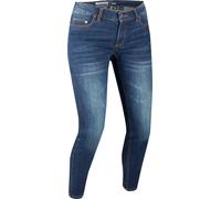 Bering Trust Slim Vaqueros de moto para mujer, Blue Stone Wash, Talla 38