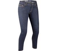 Bering Trust Tapered Vaqueros de moto para mujer, azul, tamaño 40
