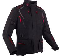 Bering Vision chaqueta textil impermeable para motocicletas, negro, Talla S