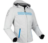 Bering Warwick, chaqueta textil impermeable mujer Cintura T2 male Gris Claro/Azul