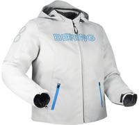Bering Warwick Queen Size Chaqueta textil impermeable para mujer, gris-azul, tamaño 50