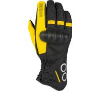 Bering Zephyr Guantes de moto impermeables, negro-amarillo, tamaño M para Hombres