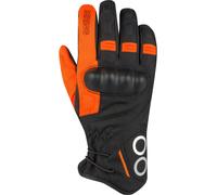 Bering Zephyr Guantes de moto impermeables para mujer, negro/naranja, Talla L