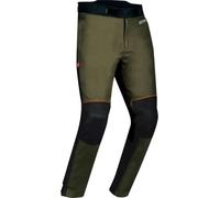 Bering Zephyr, pantalones textiles impermeables M male Negro/Verde Oscuro/Naranja