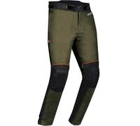Bering Zephyr, pantalones textiles impermeables M male Negro/Verde Oscuro/Naranja
