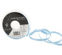 Berisfords 3501 Cinta de satén de Doble Cara, Poliéster, Aciano, 7 mm, 20