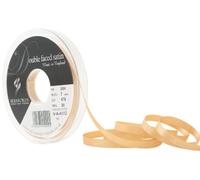 Berisfords 3501 Cinta de satén de Doble Cara, Poliéster, Beige, 7 mm, 20
