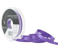 Berisfords 3501 Cinta de satén de Doble Cara, Poliéster, Morado, 10 mm, 20