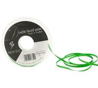 Berisfords 3501 Cinta de satén de Doble Cara, Poliéster, Verde, 3 mm, 30
